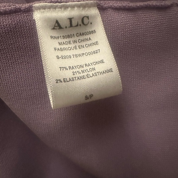 A.L.C lilac top - Picture 6 of 7